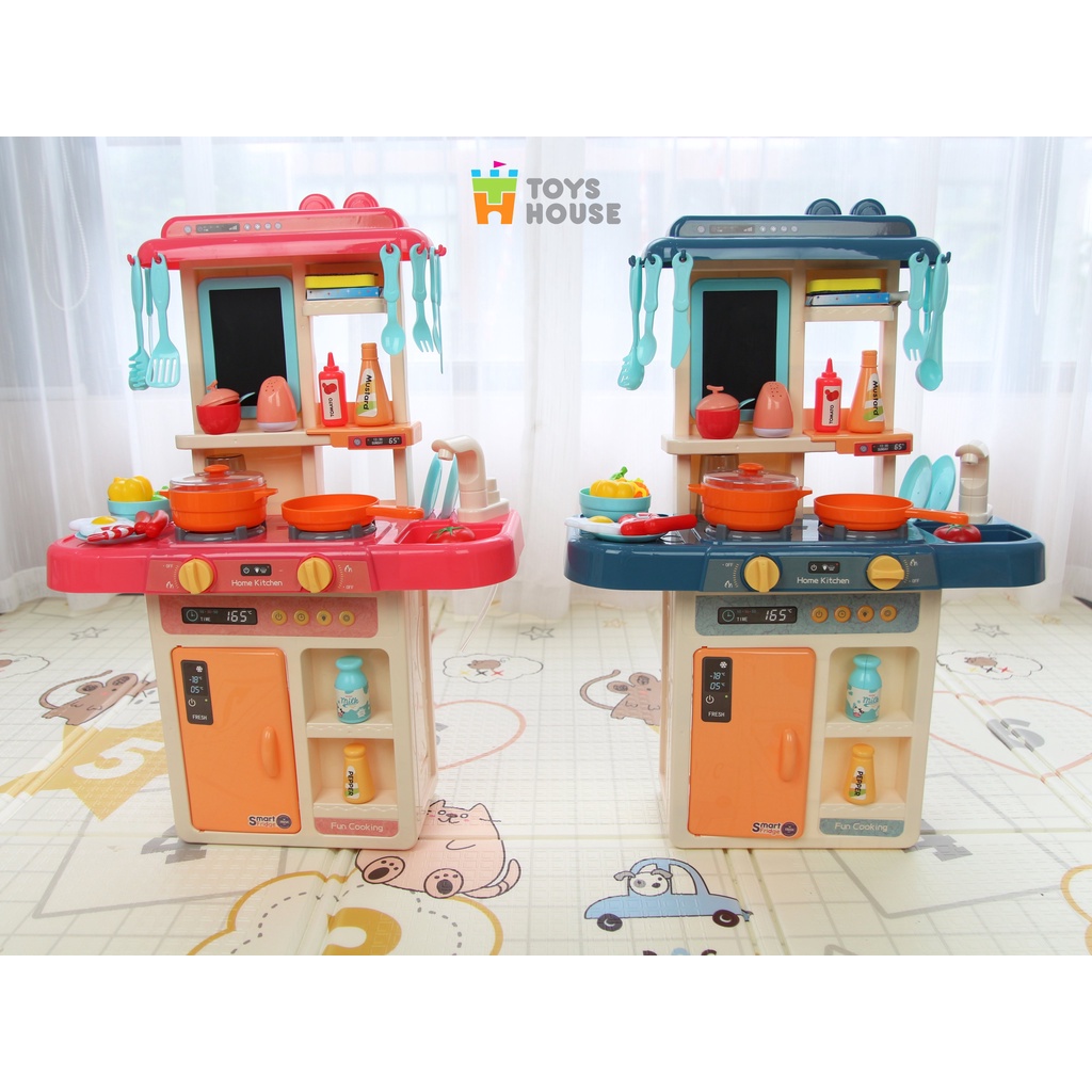 Bộ nhà bếp nấu nướng có vòi nước và bảng vẽ Toyshouse 889-169 - đồ chơi hướng nghiệp cho bé