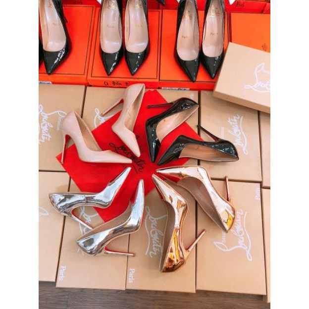 🌟 RẺ ĐẸP (Có sẵnJ) Giày cao gót lbt bóng gót 10p fullbox . . HÚT hồn quý cô 1. Mã001 . 2020 .. .. . 