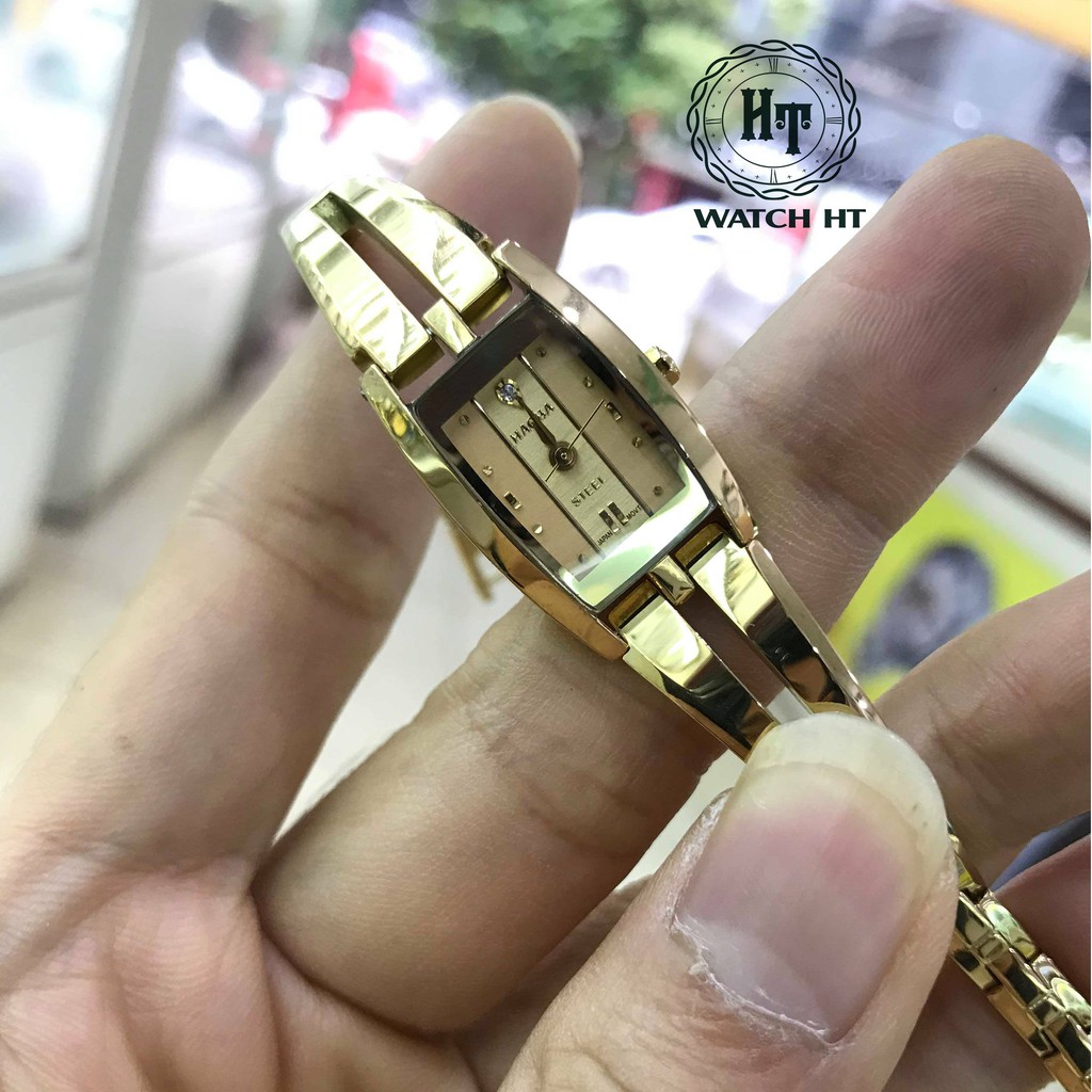 Đồng hồ nữ Haoba407L siêu sang Kính Sapphire chống xước chống nước tuyệt đối