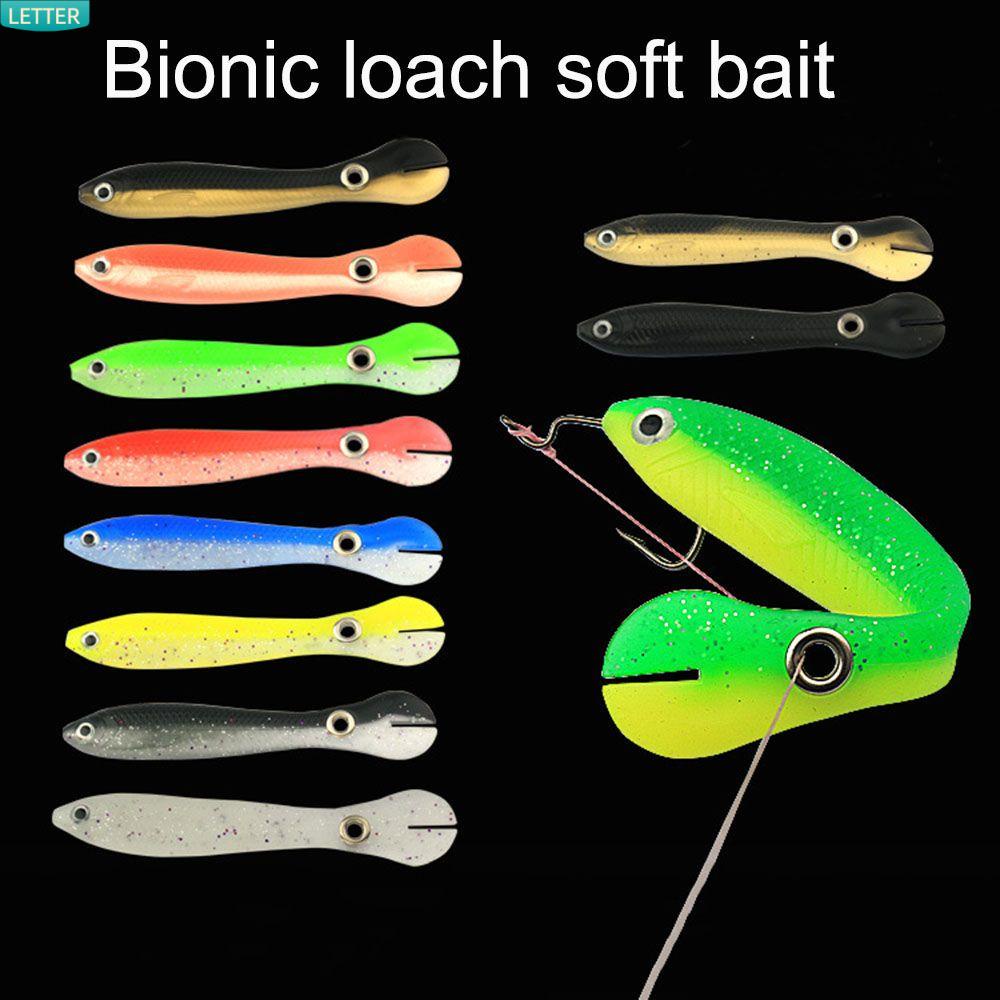 Set 5 Mồi Câu Cá Nhân Tạo Bằng PVC Mềm Nhiều Màu Sắc