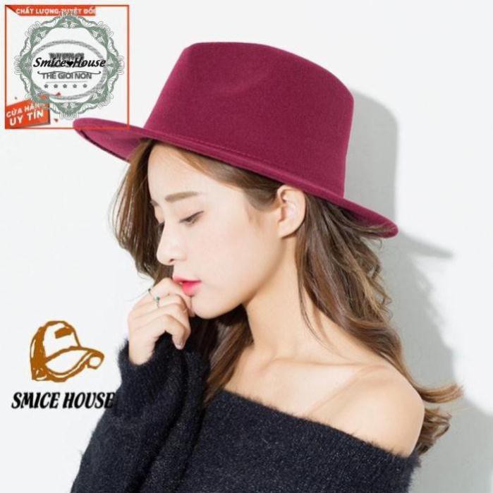 NÓN FEDORA NỈ CAO CẤP, MŨ PHỚT