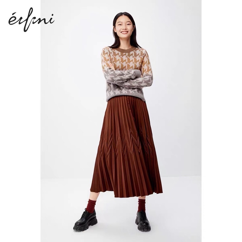 Áo len mix màu Eifini