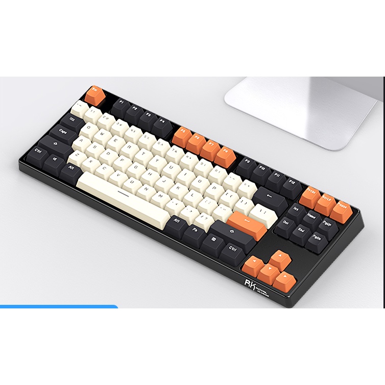 Bàn phím rk987 bản limited với keycap carbon/chalk/classic- không dây Bluetooth 5.1+Wireless 2.4G+Type C hotswap