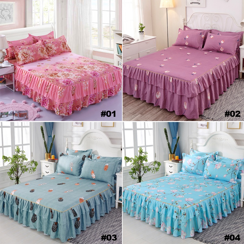 Bộ ga giường 3 trong 1 1m2/1m5/1m8/2m
