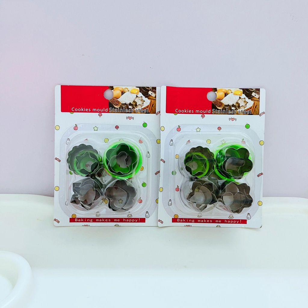 Bộ Dụng Cụ Cắt Tạo Hình Rau Củ Quả Inox 8 Món Misan