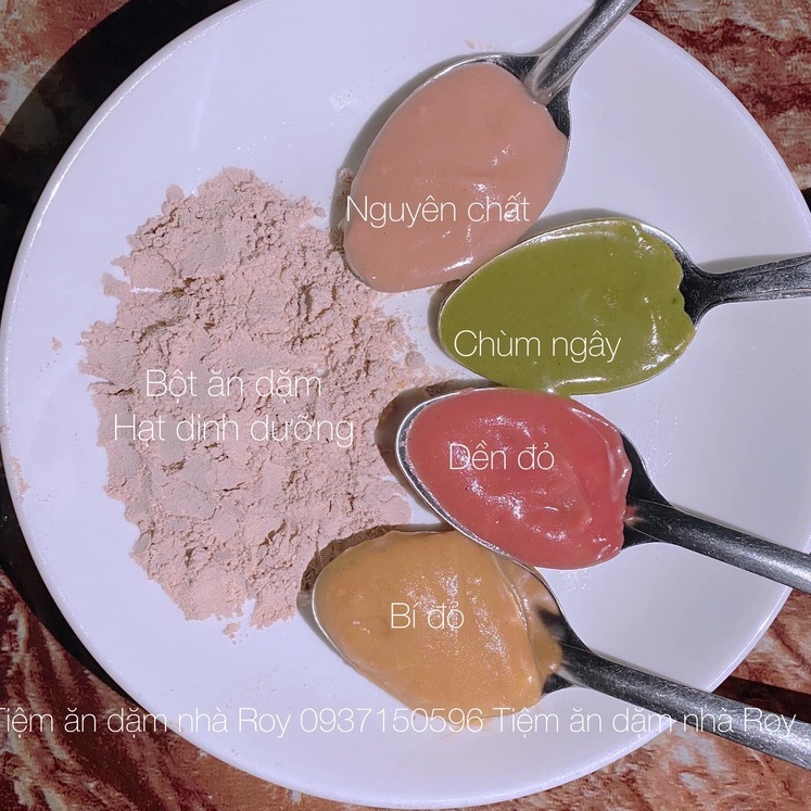 Bột Ăn Dặm Nhà Roy Từ Nhiều Loại Hạt Ngũ Cốc Organic An Lành Kích Thích Vị Giác Cho Trẻ Biếng Ăn