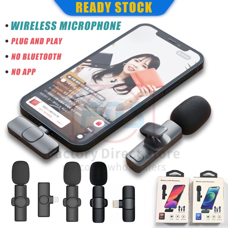 Micro Không Dây mini Chống Ồn HD Cho PC / Điện Thoại / Camera Livestream