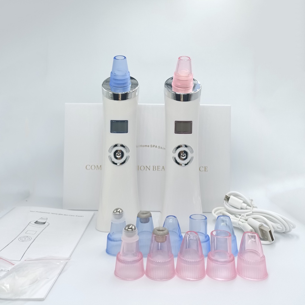 Máy Hút Mụn Đầu Đen Cầm Tay Mini Spa COMEDO Chính Hãng Hàn Quốc Siêu Mạnh 6 đầu Hút - Nên Dùng Kèm Máy Xông Mặt GEL