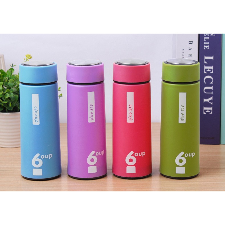 Bình  Giữ Nhiệt Lõi  Thủy Tinh  6oup Mẫu Mới 450ml Đa Năng Tiện Dụng Kiểu Dáng Đẹp