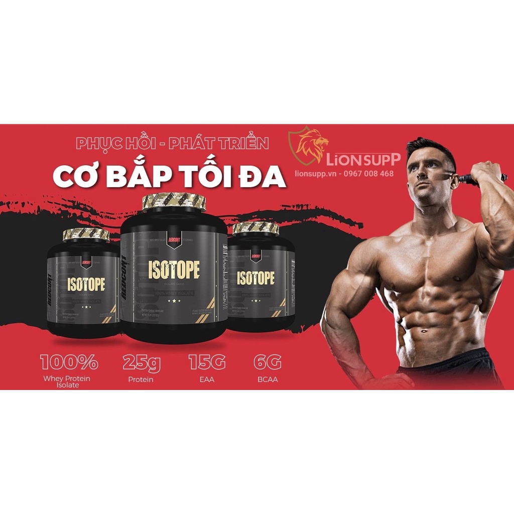 ISOTOPE REDCON1  – Whey Protein 100% Isolate Cao Cấp Nhất Chuyên Cung Cấp Cho Quân Đội Mỹ CHÍNH HÃNG BBT