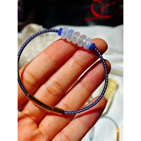 Vòng tay Đồng điếu Moonstone VIP 8mm