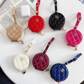 Chanel Yves Saint Laurent Ysl Vỏ Bảo Vệ Hộp Sạc Tai Nghe Airpods Bằng Da Kèm Dây Đeo