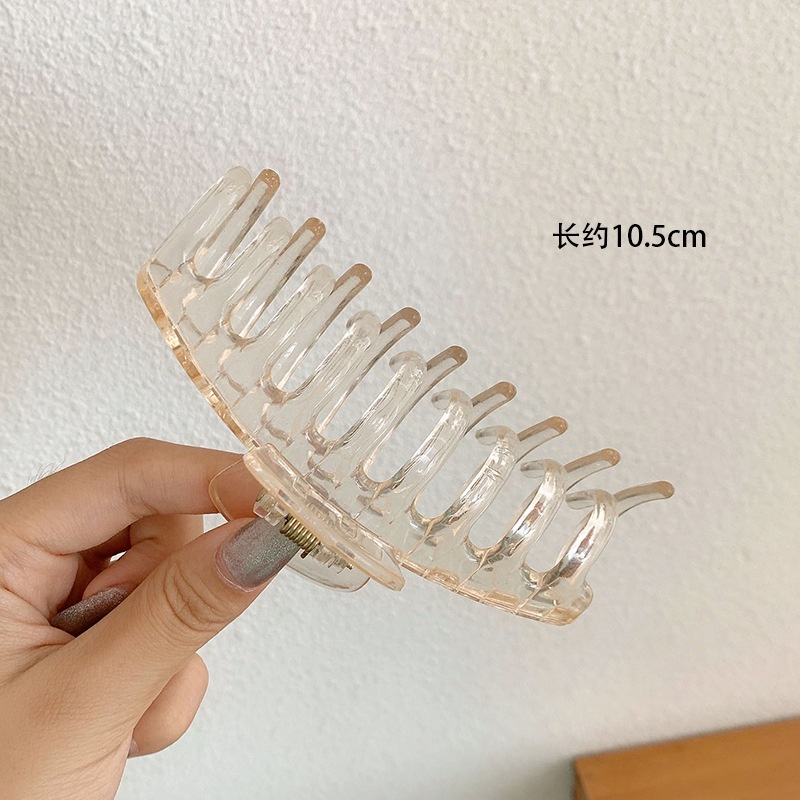 Kẹp tóc nhựa thiết kế đơn giản thời trang theo phong cách Hàn Quốc