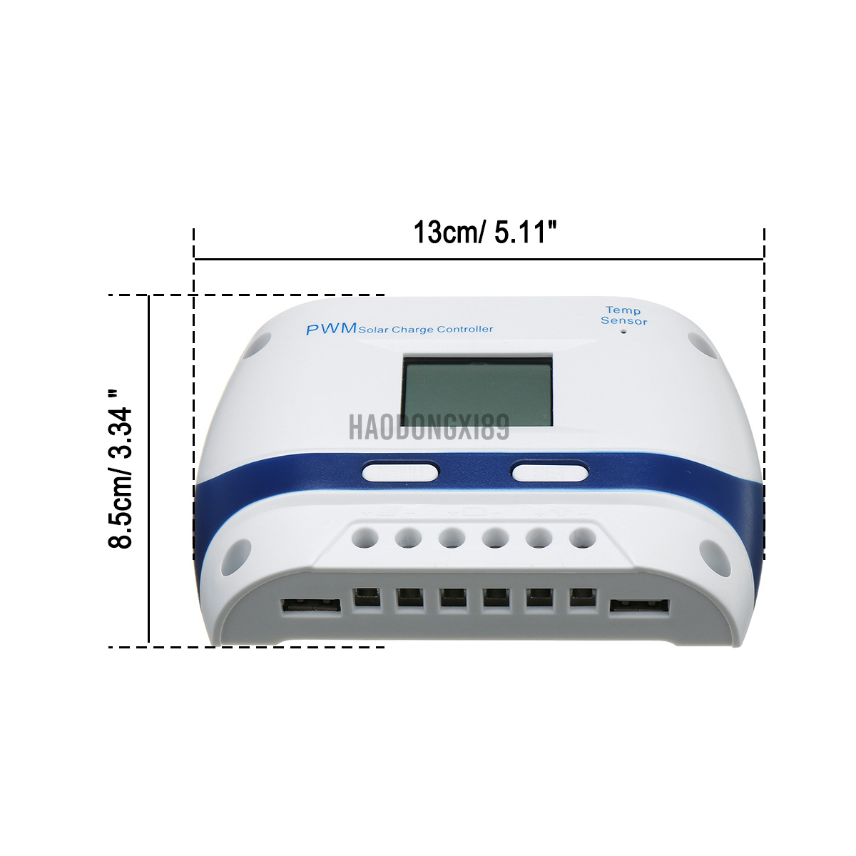 Bộ Điều Khiển Sạc Năng Lượng Mặt Trời Màn Hình Lcd 12v / 24v