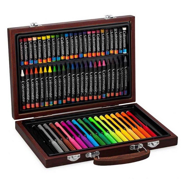 Bộ Bút Chì Vẽ Cho Bé MS-67W, Bộ Màu Vẽ, Art Set, Đồ Chơi Sáng Tạo Cho Bé