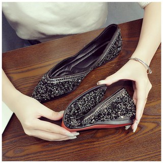 Giày đế bệt mũi nhọn new 2019