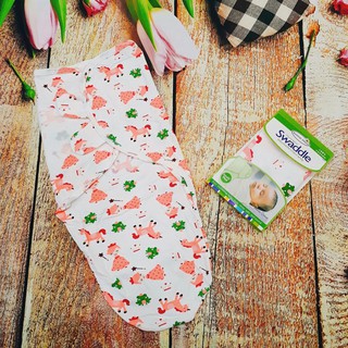 Ủ Kén Cotton Sơ Sinh SwaddleMe Mềm Mại, Không Hầm Bí Chống Giật Mình Dùng Cho Bé