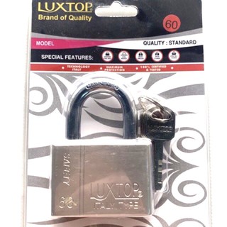 Ổ khoá LUXTOP 6 phân chìa khoá vuông solex