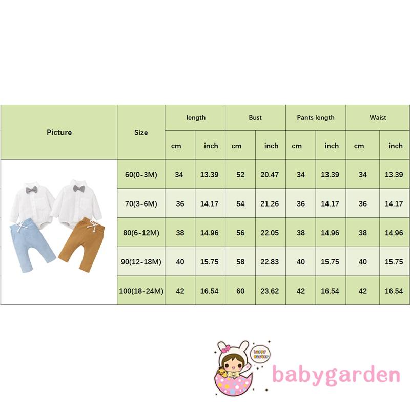 Set Đồ 2 Món Gồm Áo Sơ Mi Tay Dài Cổ Bẻ Màu Trơn Thắt Nơ + Quần Dài Lưng Thun Cho Bé Trai 0-24 Tháng Tuổi