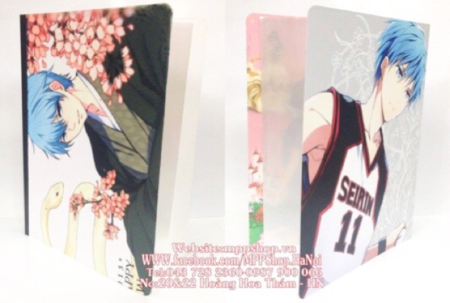 Kẹp đựng bài kiểm tra ảnh kuroko no basket 30 lá đựng 60 ảnh bài