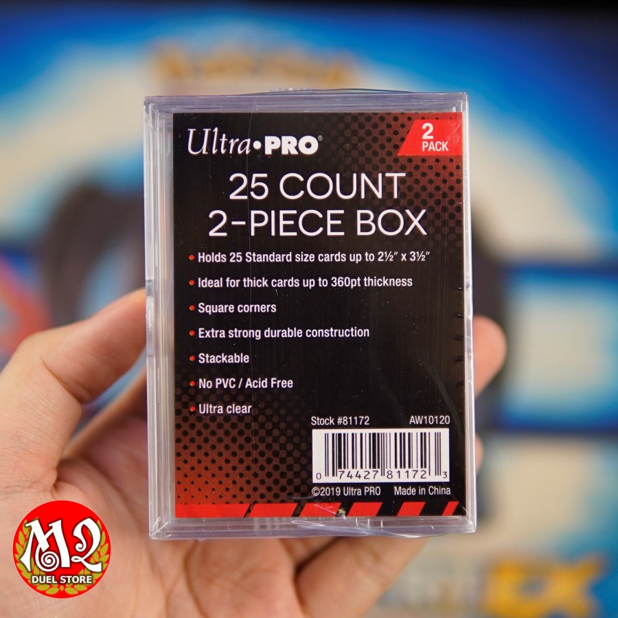 Hộp đựng bài Yugioh - Ultra PRO 2 Mảnh ghép - Sức chứa 25 lá bài mỗi hộp x 2 số lượng
