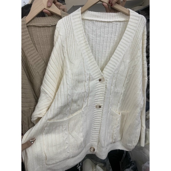 ÁO CADIGAN LEN THỪNG DÁNG RỘNG NHIỀU MÀU KIỂU DÁNG HÀN QUỐC | BigBuy360 - bigbuy360.vn