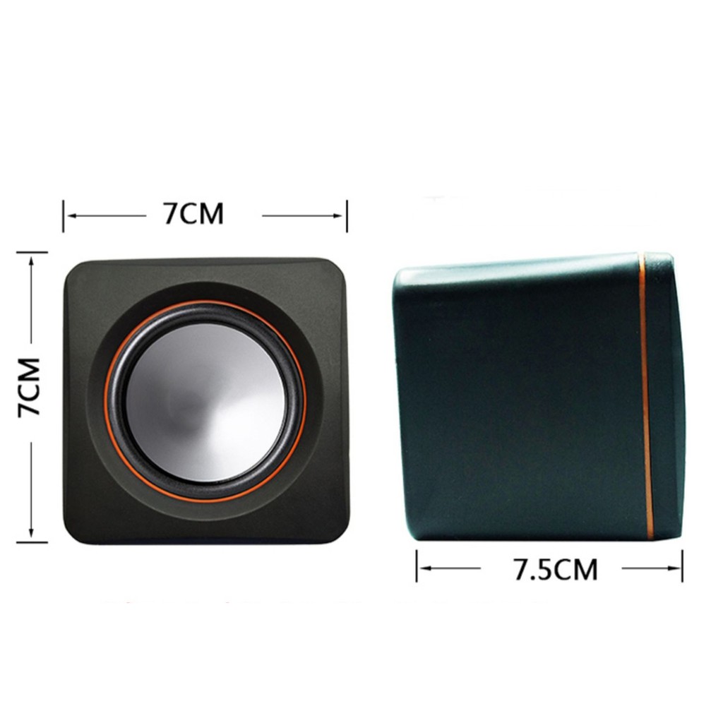 Loa mini usb 3.5mm G101 cho PC/Laptop/Notebook/Tablet