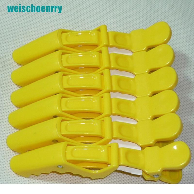 Rér●Set 5 Kẹp Tóc Bằng Nhựa Và Nhôm Tiện Dụng Cho Salon