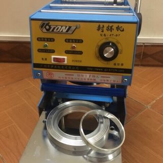 Máy Dán Miệng Cốc , Máy Dập Nắp Ly ET-D7