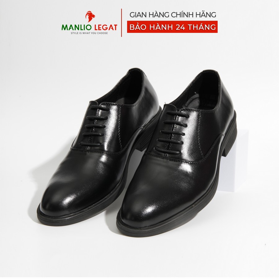 Giày tây Oxford nam Manlio Legat màu đen G4151-B