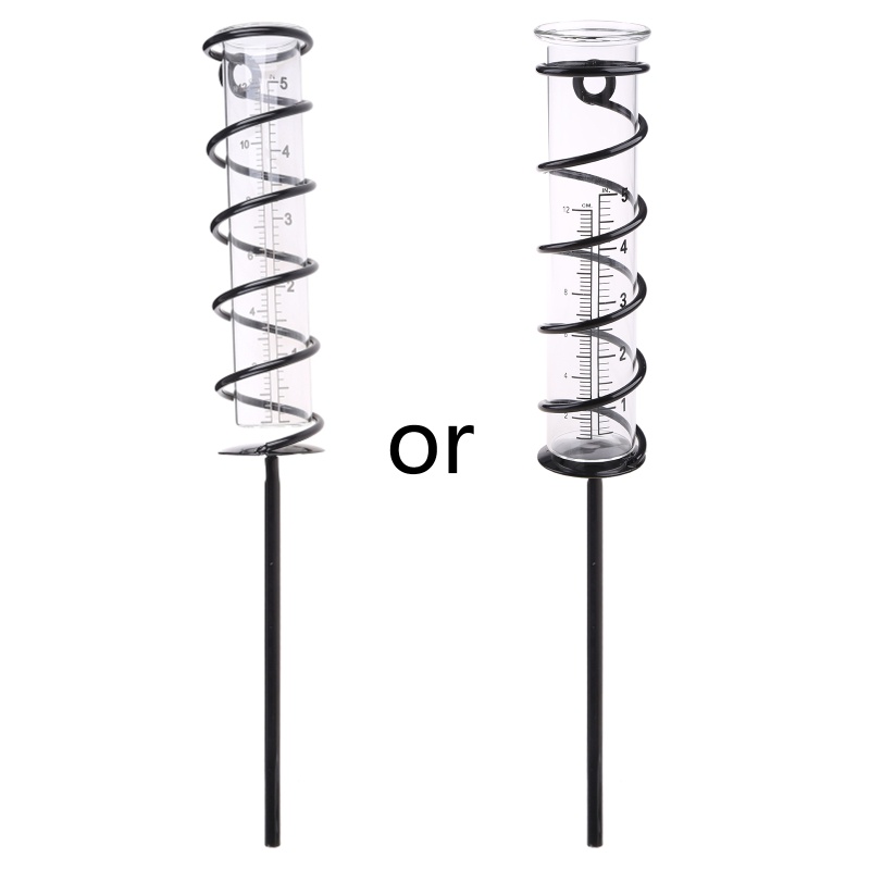 Pcf * S Đồng Hồ Đo Lượng Nước Mưa Dạng Xoắn Ốc Không Lắp Ráp Trang Trí Sân Vườn