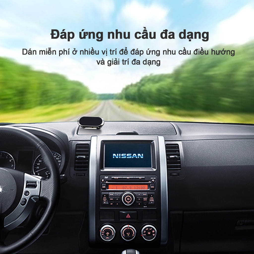 YUNYITOOL giá đỡ điện thoại trên ô tô xoay 360 độ hút nam châm cực mạnh  Chắc Gắn Vào Mọi Vị Trí Trên Xe Ô Tô