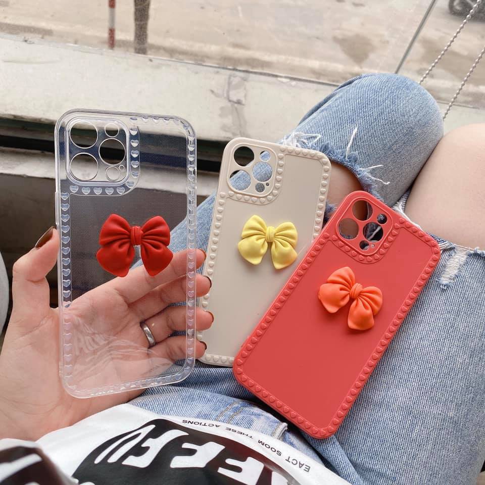 Ốp lưng iphone VIỀN TIM MỘT NƠ ĐÁ 7plus/8/8plus/x/xs/xs max/11/11 pro/11 promax/12/12pro max,Anh Ga Case