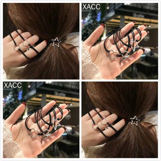 [Mã FASHIONT4FA2 giảm 10K đơn 50K] Dây Thun Buộc Tóc Kiểu Hình Học Đơn Giản Phong Cách Hàn Quốc