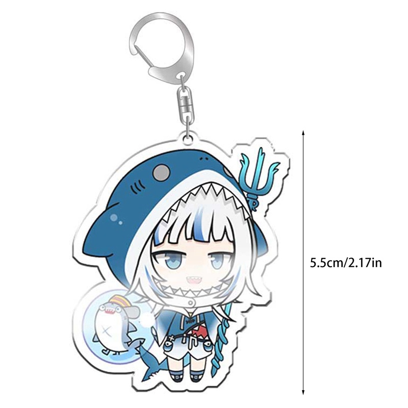 Móc Khóa Hình Hoa Hololive Vtuber Q Dễ Thương Phiên Bản Q Inugami Korone Shirakami Fubuki Usada Pekora Minato Aqua