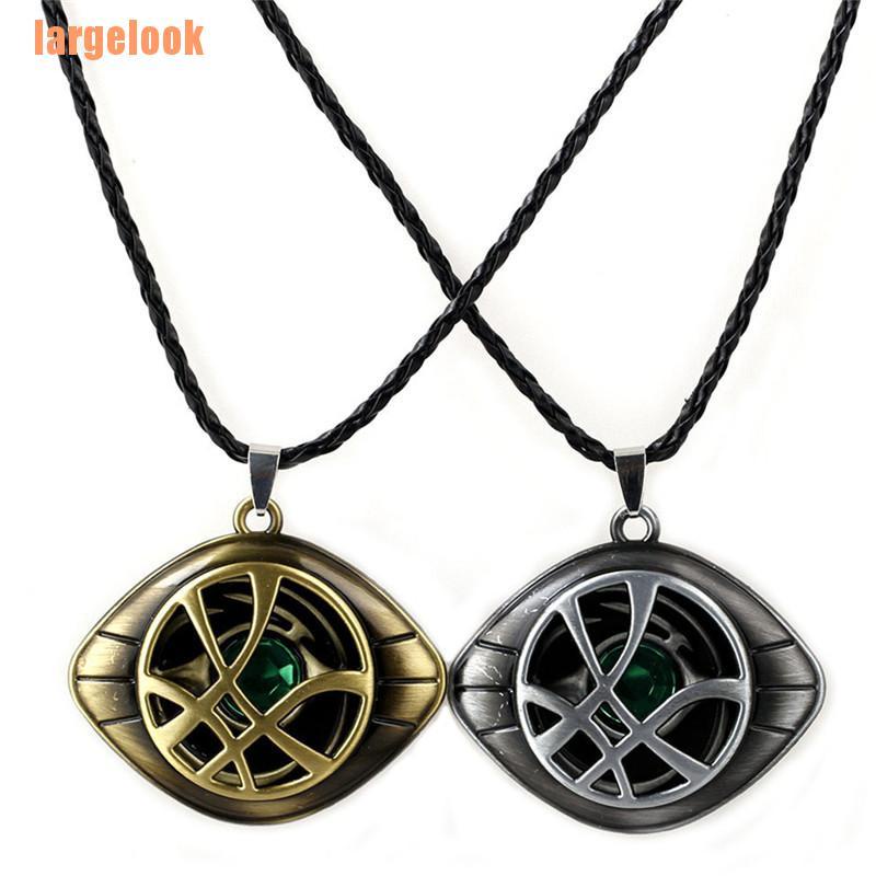 Vòng cổ kiểu mắt Agamotto gắn hạt pha lê hóa trang nhân vật Doctor Strange