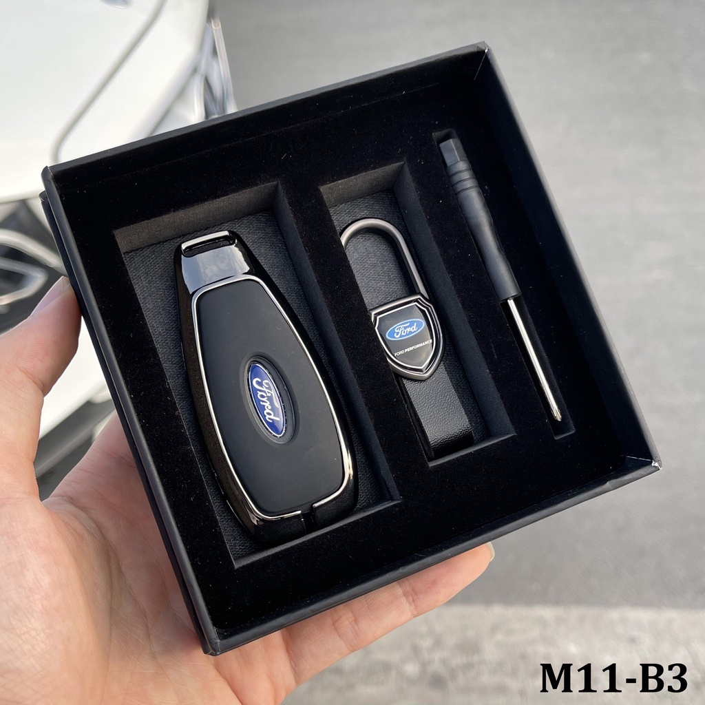 Vỏ ốp khoá xe hơi - Bọc chìa smartkey ô tô Ford EcoSport, Focus, Fiesta - pk.6