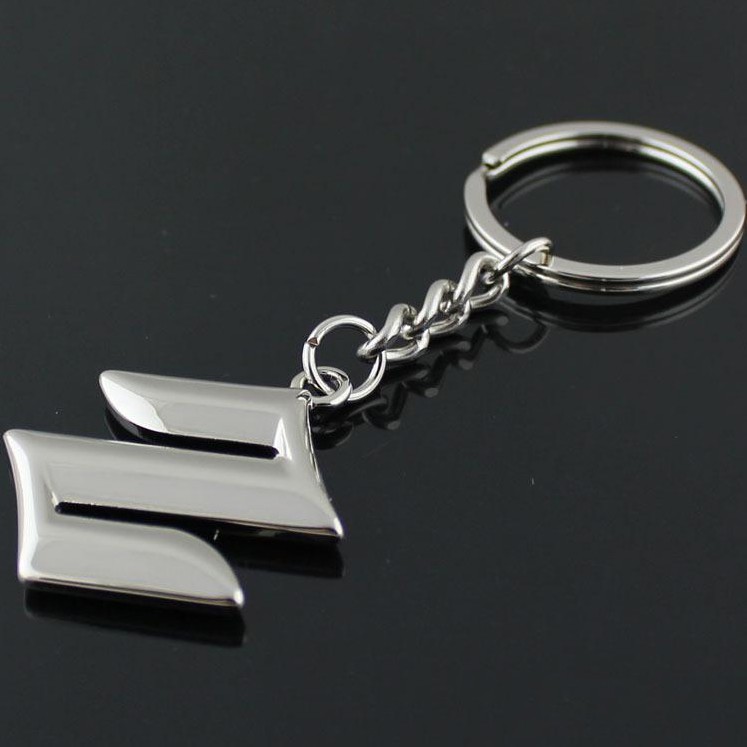 Móc Khóa Keychain Mô Hình Trang Trí Logo Suzuki Xe Hơi Car