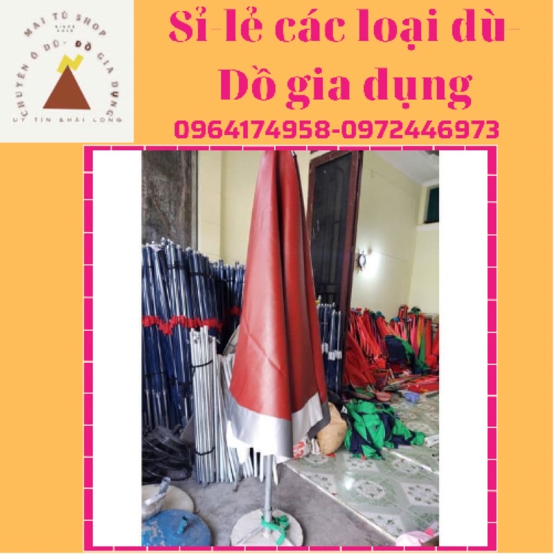 Ô DÙ CHE MƯA CHE NẮNG ,KHUNG DÙ Khổng lồ cao 2m2 rộng 3m không đế 5.0