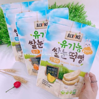 Bánh gạo hữu cơ Alvins 5m+