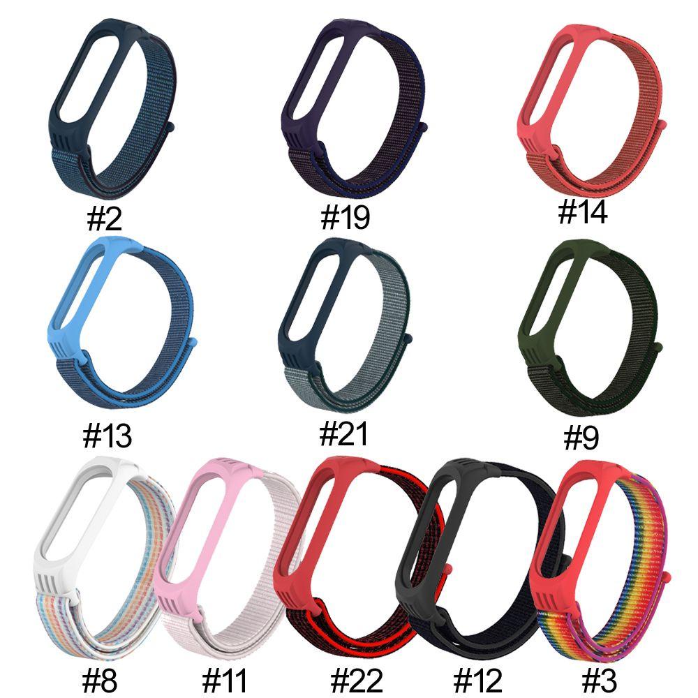 Dây Đeo Nylon TPU Mềm Cho Đồng Hồ Thông Minh Xiaomi Mi Band 5 NFC