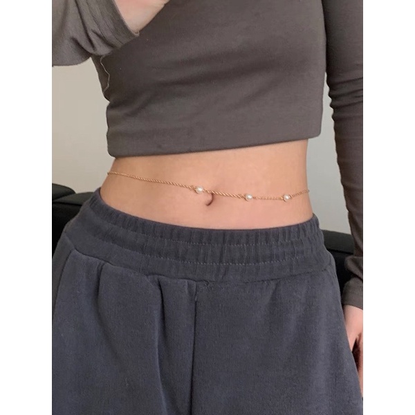 vòng choker eo phối hạt tôn dáng mac YM-889