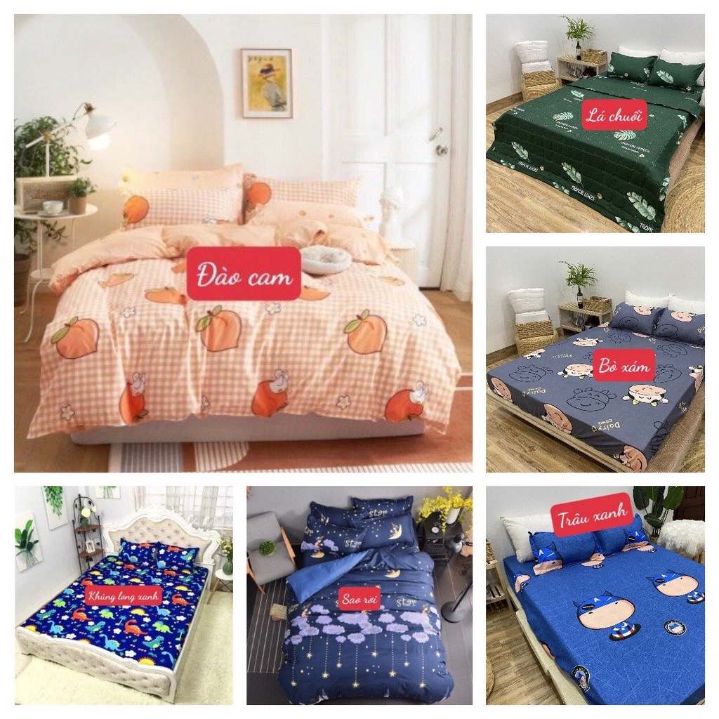 [3 món]Bộ Ga Gối 1m2x1m9 Poly Cotton,Mẫu Mới hot kute,MẪU DOREMON ĐÀN | BigBuy360 - bigbuy360.vn