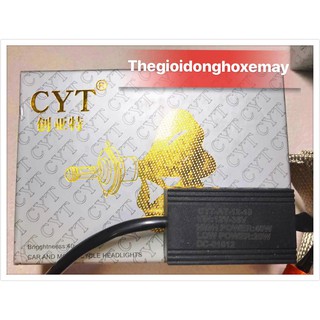 Đèn Pha Led CYT xịn - Chân T19 - 2 Tim