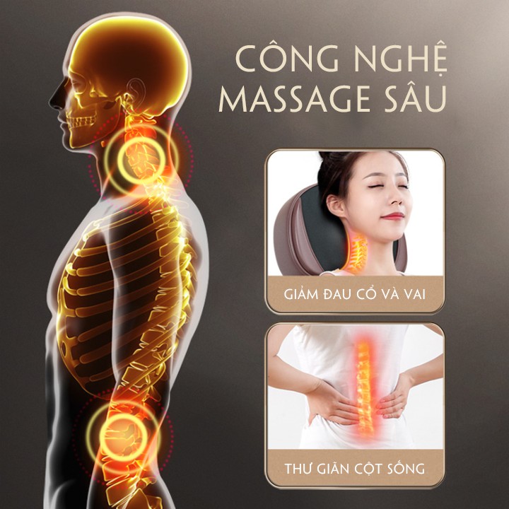 Ghế Đệm Massage Toàn Thân CAO CẤP, Ghế massage đa năng linh hoạt K23