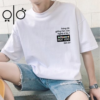 ÁO THUN BTS billboard THE HOT 100 TRÔNG TÔI GIÔNG FAN NGHỆ SĨ NO.1 LẮM À ATU01-050920