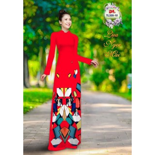 Vải áo dài 3D lập thể