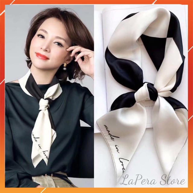 Khăn Lụa Vuông 70x70cm Turban Bandana Họa Tiết Đẹp Cao Cấp Phụ Kiện Thời Trang Cho Nữ Nhân Viên Văn Phòng