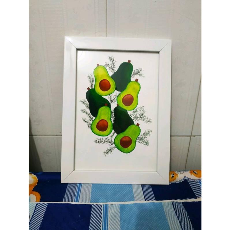 Khung ảnh, khung bằng khen A4 màu trắng.