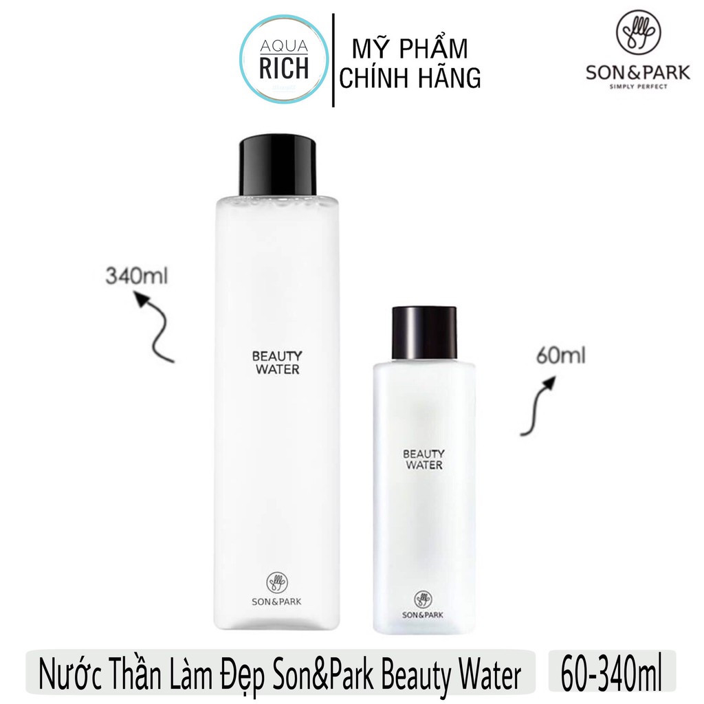 Nước Thần Làm Đẹp Son&Park Beauty Water 340ml - 60ml